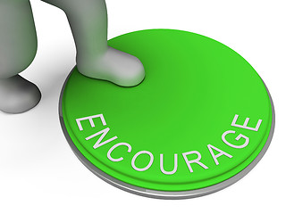 Image showing Encourage Switch Indicates Motivate Encouraging And Boost