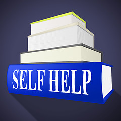 Image showing Self Help Book Represents Info Information And Counselling