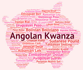 Image showing Angolan Kwanza Means Exchange Rate And Coin