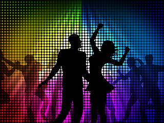 Image showing Party Disco Shows Celebrate Discotheque And Cheerful
