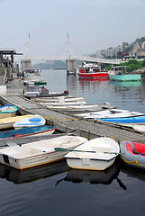 Image showing Boats in harbor