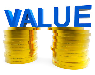 Image showing Good Value Represents Prosperity Important And Financial