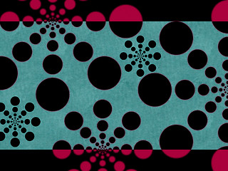 Image showing Dots Background Means Round Shapes And Blobs\r