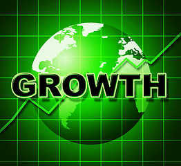 Image showing Growth Graph Means Financial Expansion And Forecast