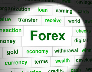 Image showing Forex Currency Indicates Exchange Rate And Foreign