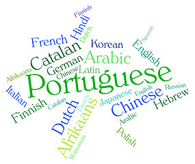 Image showing Portuguese Language Means Foreign Portugal And Speech