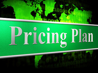 Image showing Pricing Plan Means Proposal Procedure And Idea