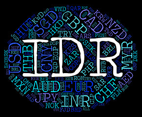 Image showing Idr Currency Indicates Exchange Rate And Coin