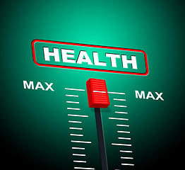 Image showing Health Max Represents Upper Limit And Ceiling