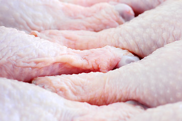 Image showing Raw chicken drumsticks