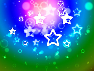 Image showing Stars Background Means Star Pattern Or Fantasy Effect\r