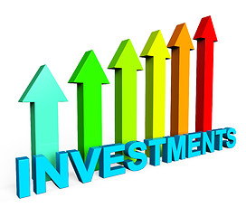 Image showing Investment Increasing Means Financial Report And Document