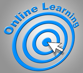 Image showing Online Learning Indicates World Wide Web And College