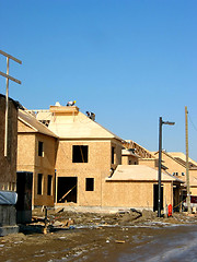 Image showing New home construction