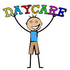 Image showing Day Care Represents Childrens Club And Children\'s