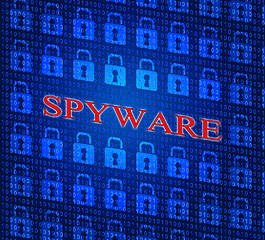 Image showing Hacked Spyware Shows Hacking Cyber And Theft