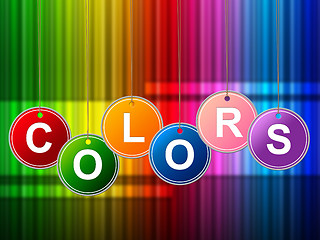 Image showing Colors Color Shows Painted Colourful And Multicolored