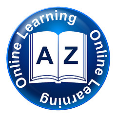 Image showing Online Learning Indicates World Wide Web And College