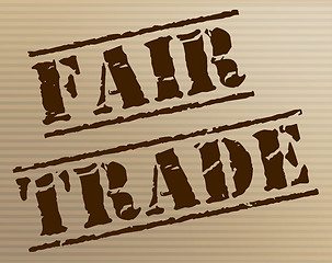 Image showing Fair Trade Shows Product Imprint And Goods
