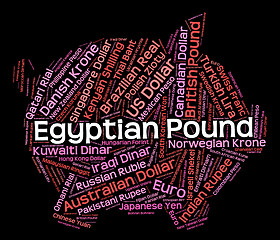 Image showing Egyptian Pound Indicates Currency Exchange And Currencies