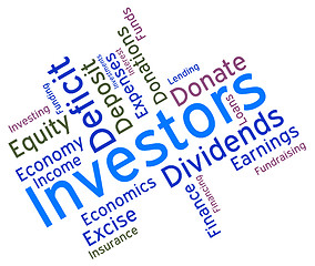 Image showing Investors Word Indicates Return On Investment And Growth