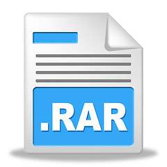 Image showing Zipped File Indicates Organize Organized And Folder
