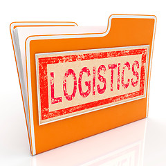 Image showing File Logistics Indicates Plan Organize And Document