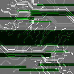 Image showing Branching Out Background Means Internet And Data Output\r