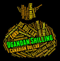 Image showing Ugandan Shilling Shows Forex Trading And Foreign