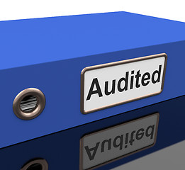 Image showing Audited File Shows Business Scrutiny And Inspect