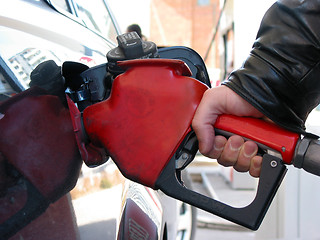 Image showing Fuel pump hand