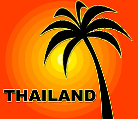 Image showing Thailand Holiday Indicates Go On Leave And Asia