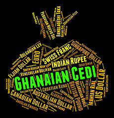 Image showing Ghanaian Cedi Indicates Forex Trading And Currency