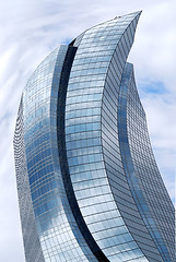 Image showing Distorted skyscraper