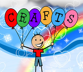 Image showing Crafts Balloons Shows Artwork Sculptor And Creative