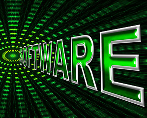 Image showing Software Technology Means Digital Shareware And Programming