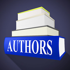 Image showing Authors Books Shows Writer Fiction And Fables