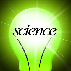 Image showing Lightbulb Science Represents Physics Bright And Biology