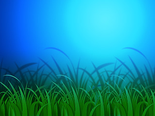 Image showing Horizon Background Means Clear Lawn And Environment\r