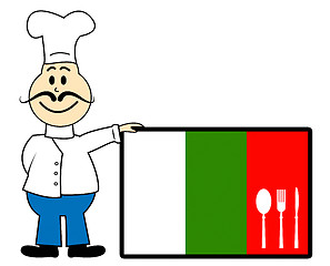 Image showing Bulgaria Chef Means Cooking In Kitchen And Chefs