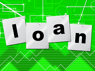 Image showing Borrow Loans Means Borrows Credit And Borrowing