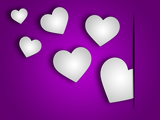 Image showing Background Hearts Indicates Backgrounds Valentine And Backdrop