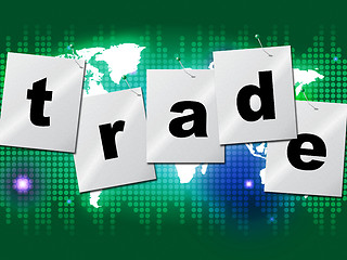 Image showing Trading Trade Means Commerce Buy And Exporting