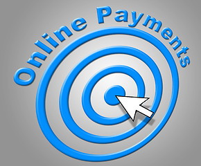 Image showing Online Payments Means World Wide Web And Www