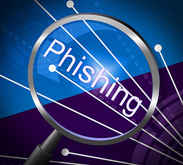 Image showing Phishing Fraud Represents Rip Off And Cheat