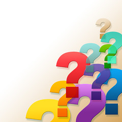 Image showing Question Marks Shows Frequently Asked Questions And Answer