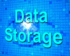 Image showing Data Storage Means Archive Hardware And Technology