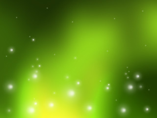Image showing Space Green Means Starry Cosmos And Abstract
