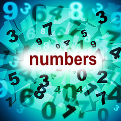 Image showing Mathematics Counting Shows One Two Three And Learn