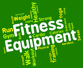 Image showing Fitness Equipment Means Trained Equipments And Athletic